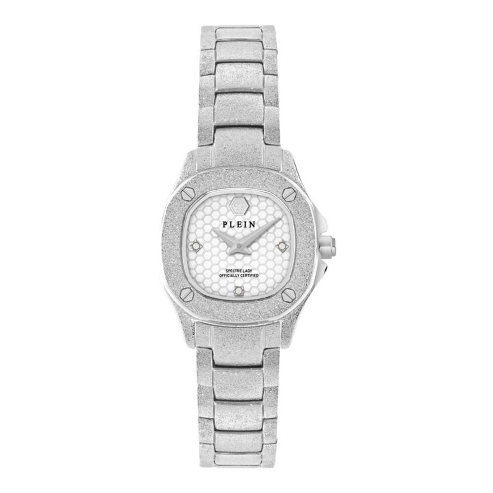 Philipp Plein $pectre Lady Mini Crystal Watch Silver Womens